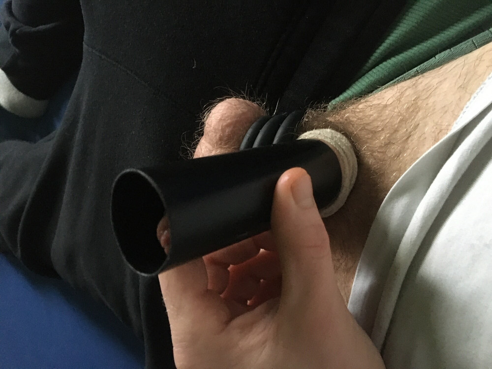 Balls With Rings And Bound Dick With Fleshlights #24