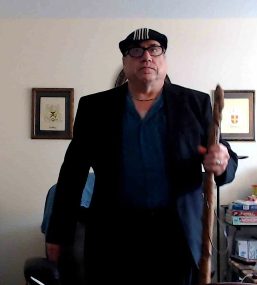 Rick with the stick