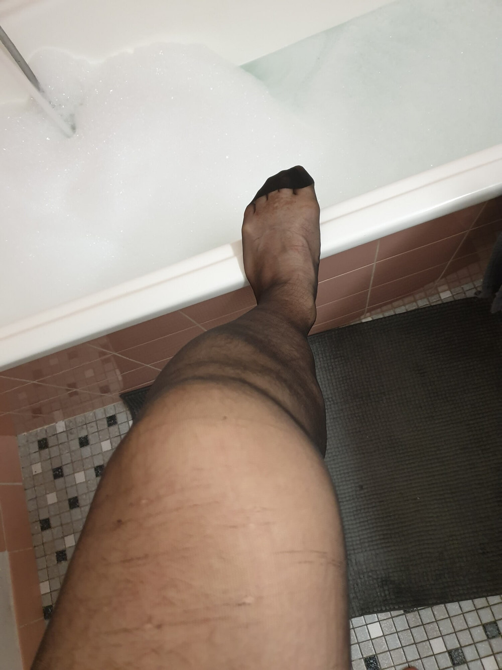 I love wearing nylons and stockings #57