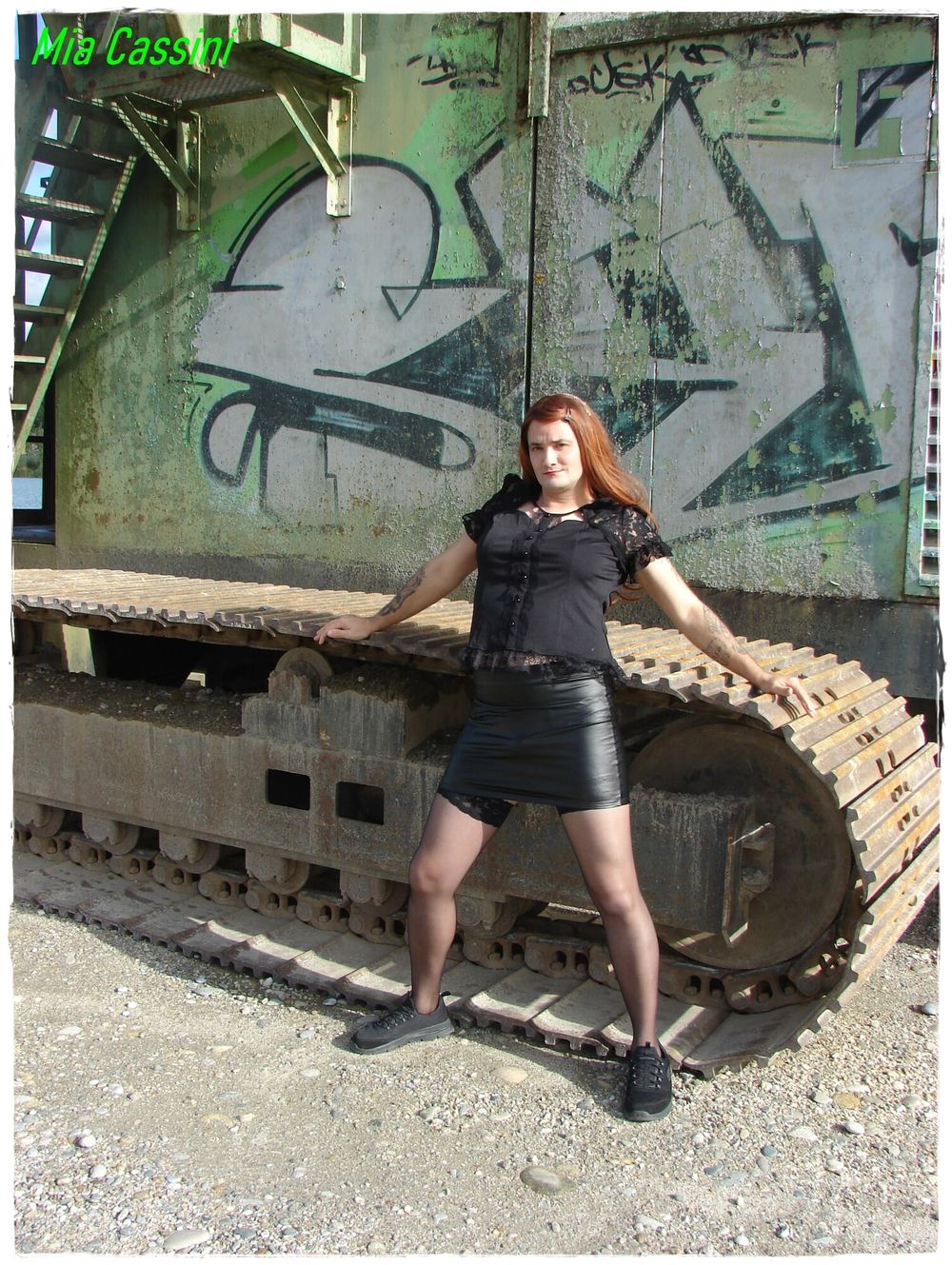 Posing with Excavator  #18