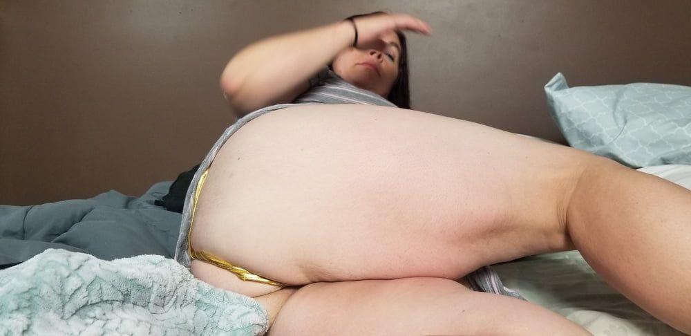 Sexy BBW and Her Golden Panties #39