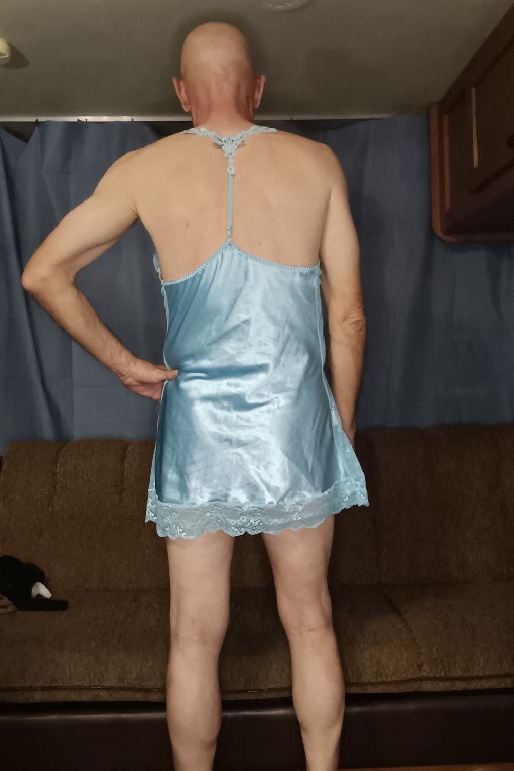 Faggot Andrew Brown Modelling Nighties #9