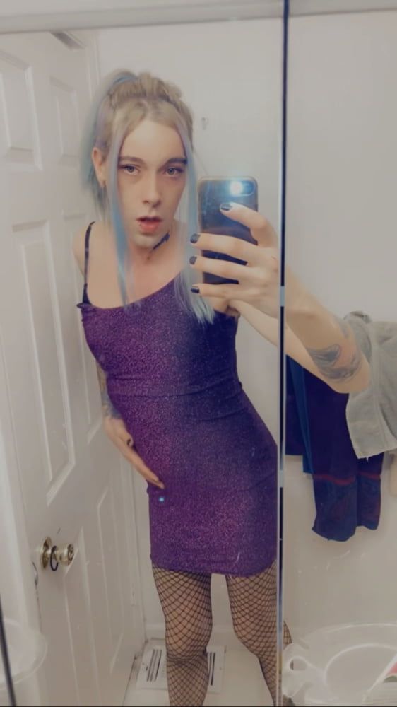 Hot Purple Minidress Slut #29