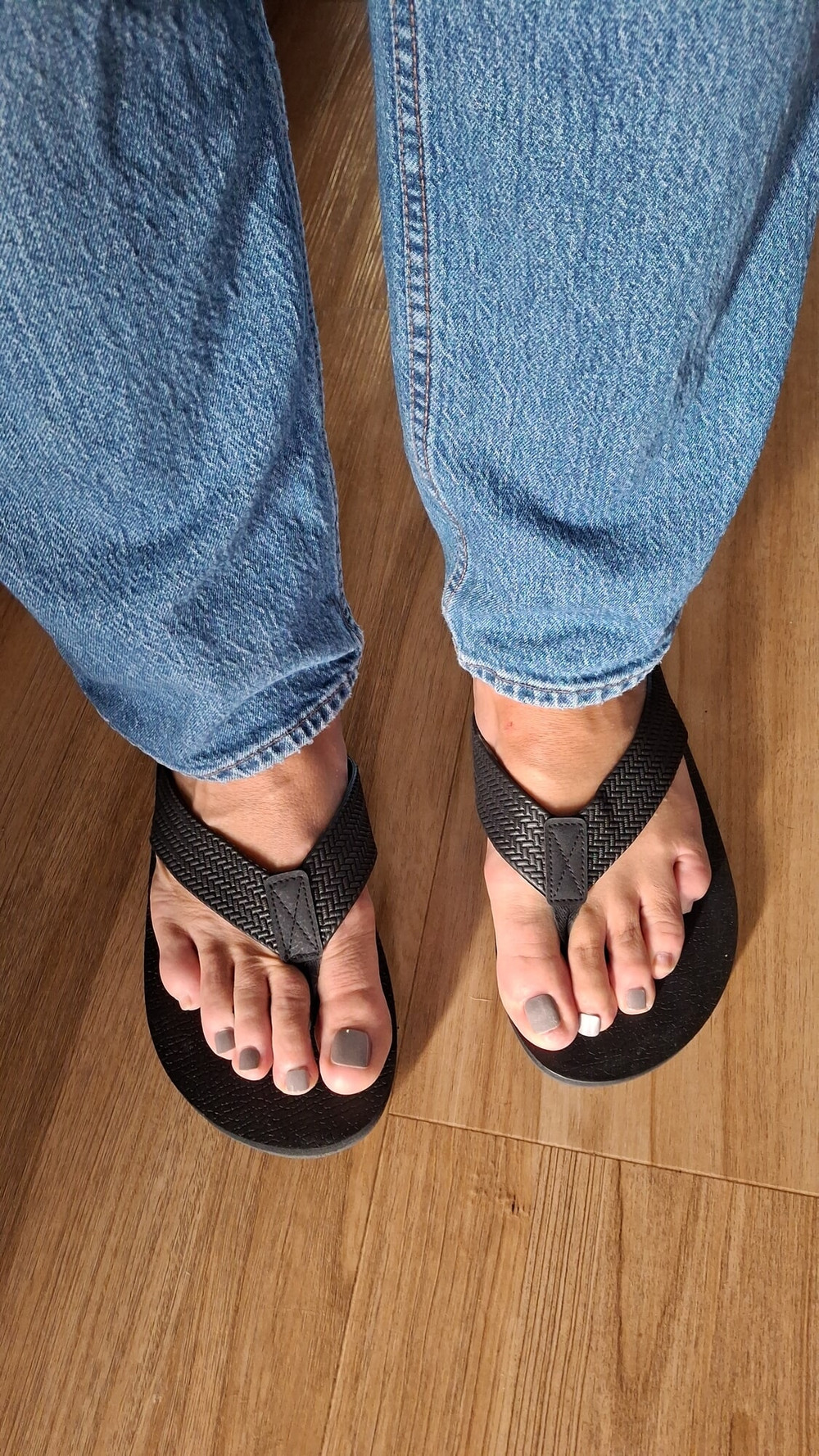 Do you like my feet in jeans? #2