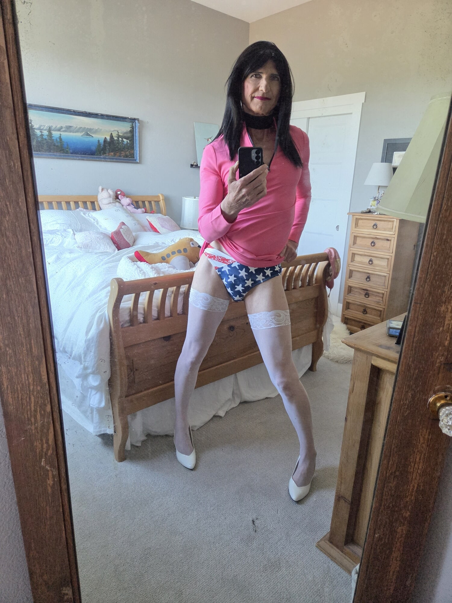 Pink dress three #4