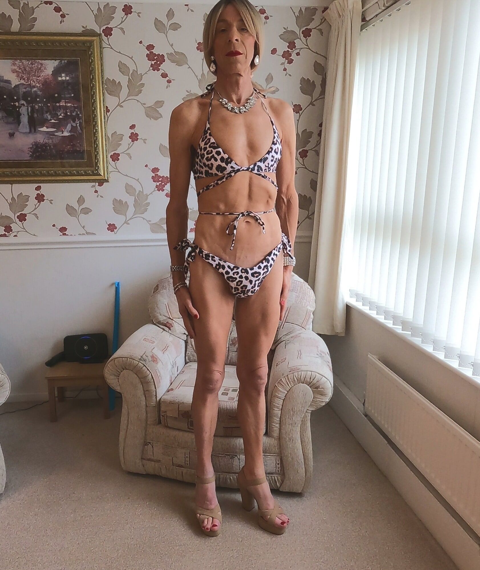131 Alessia Travestita - Leopard Print Bikini #5