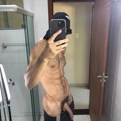 Alpha male with huge hairy cock very handsome ready to fuck 
