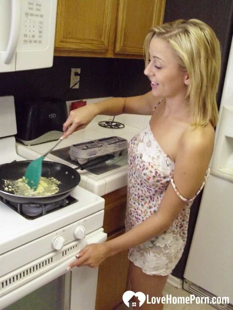 My wife really enjoys cooking while naked #26