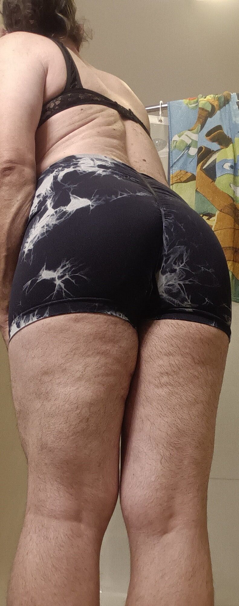 Ass looks so good in my little sexy shorts.... What do you t #32