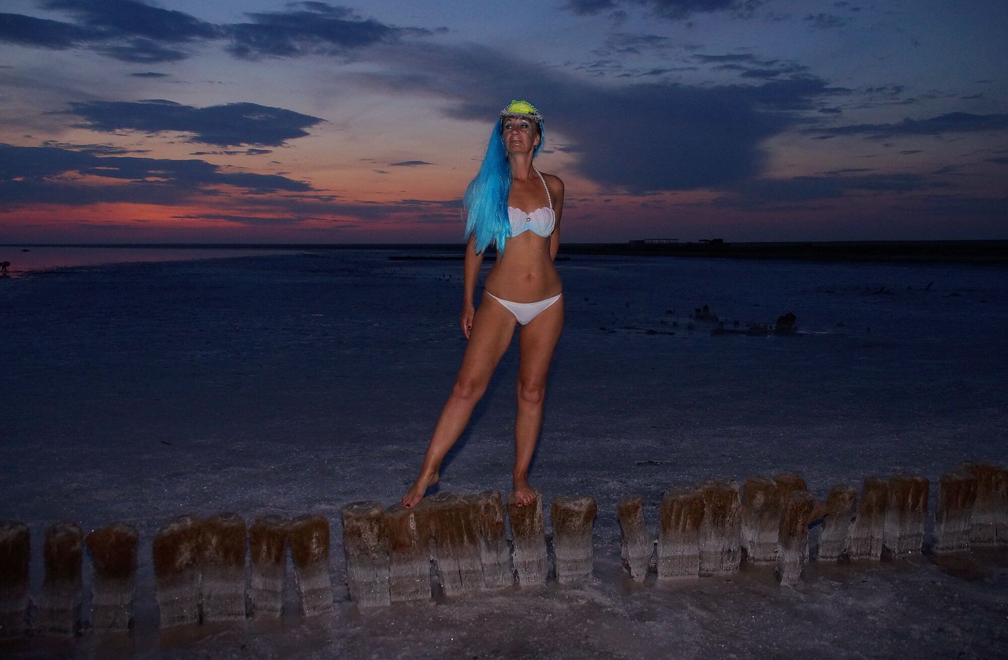 Bikini on Sunset Background #15