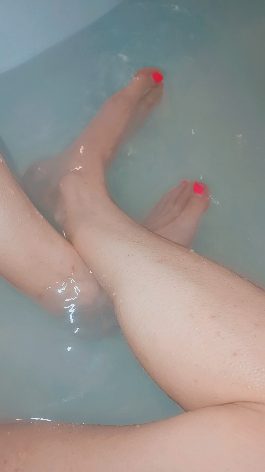 Ongles roses pieds et bite  #8
