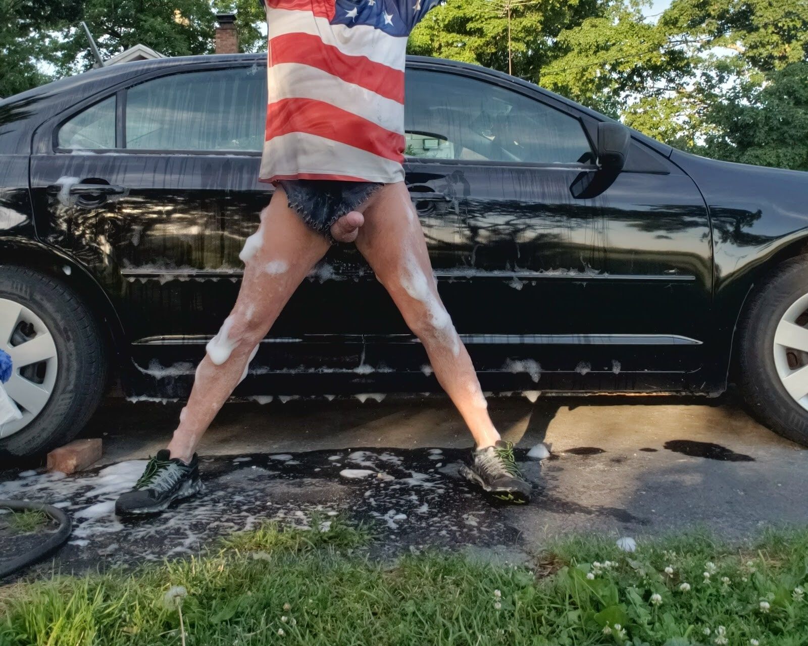 Daisy Duke Shorts Car Wash