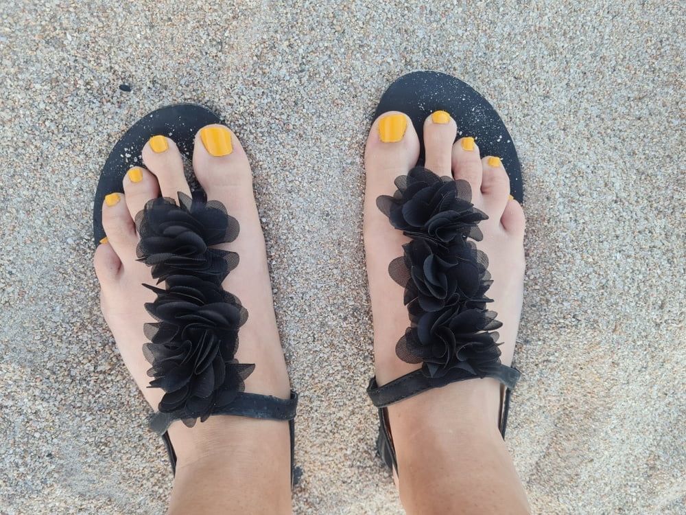 Wife beach feet #5