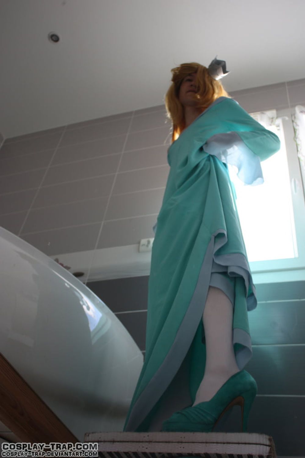 Dressing grown and milk bath trap Rosalina #12