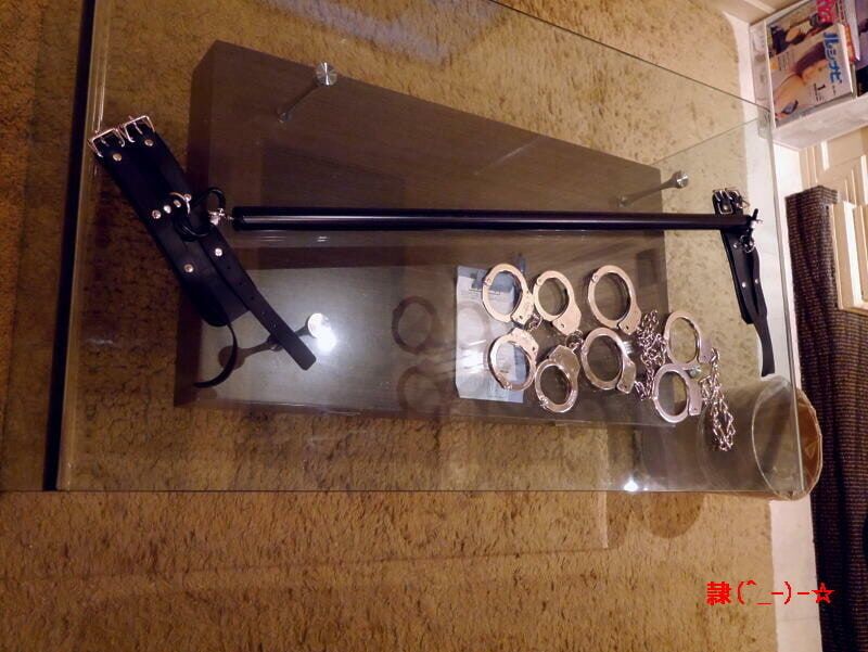 japanese crossdresser shemale handcuff metal device BDSM #6