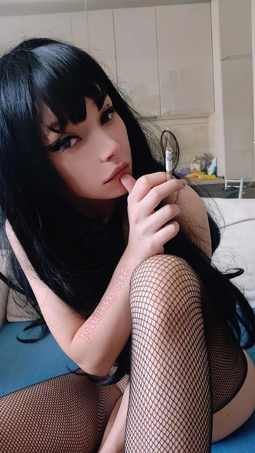 Goth Girl Smoking part II #5