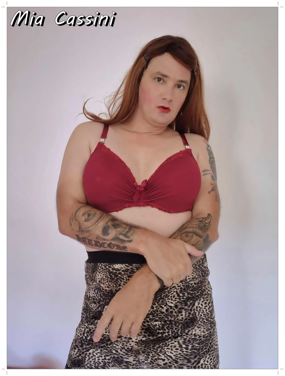 Red Lingerie and some Cum #3