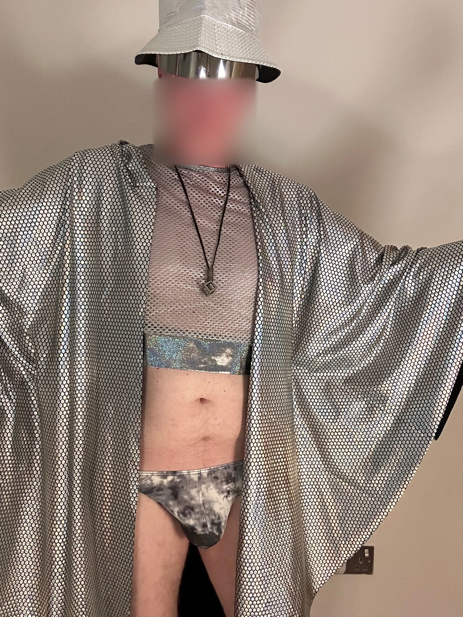 Posing in Silver
