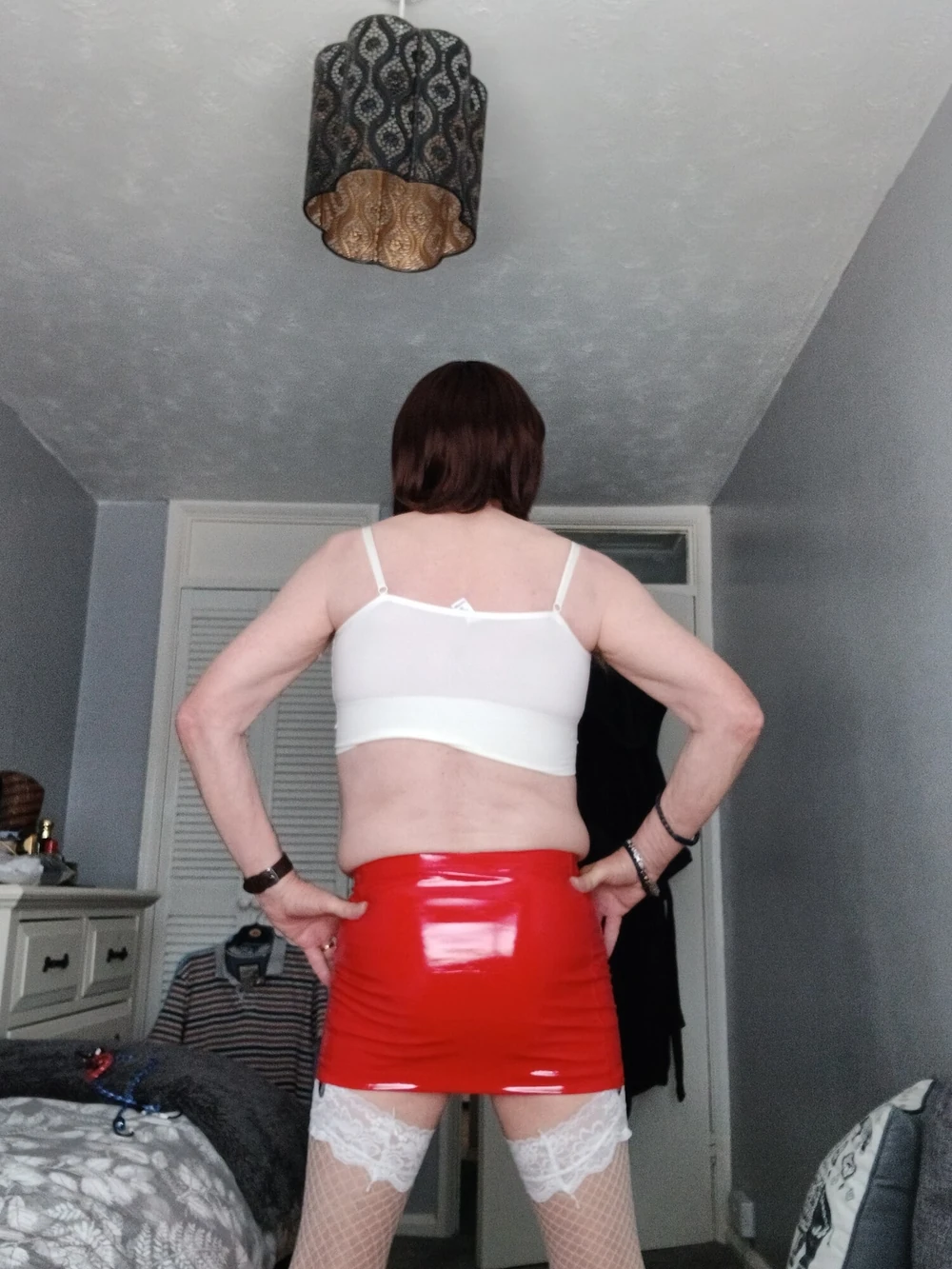 Tranny in stockings  #2