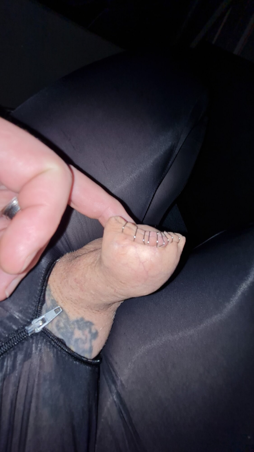 Stapled cock #4
