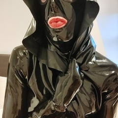 Latex nun as slut