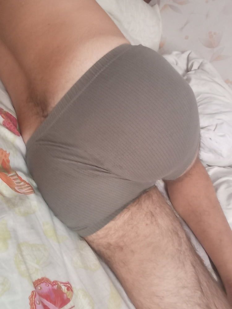 My big cock and nice balls after waking up) #3
