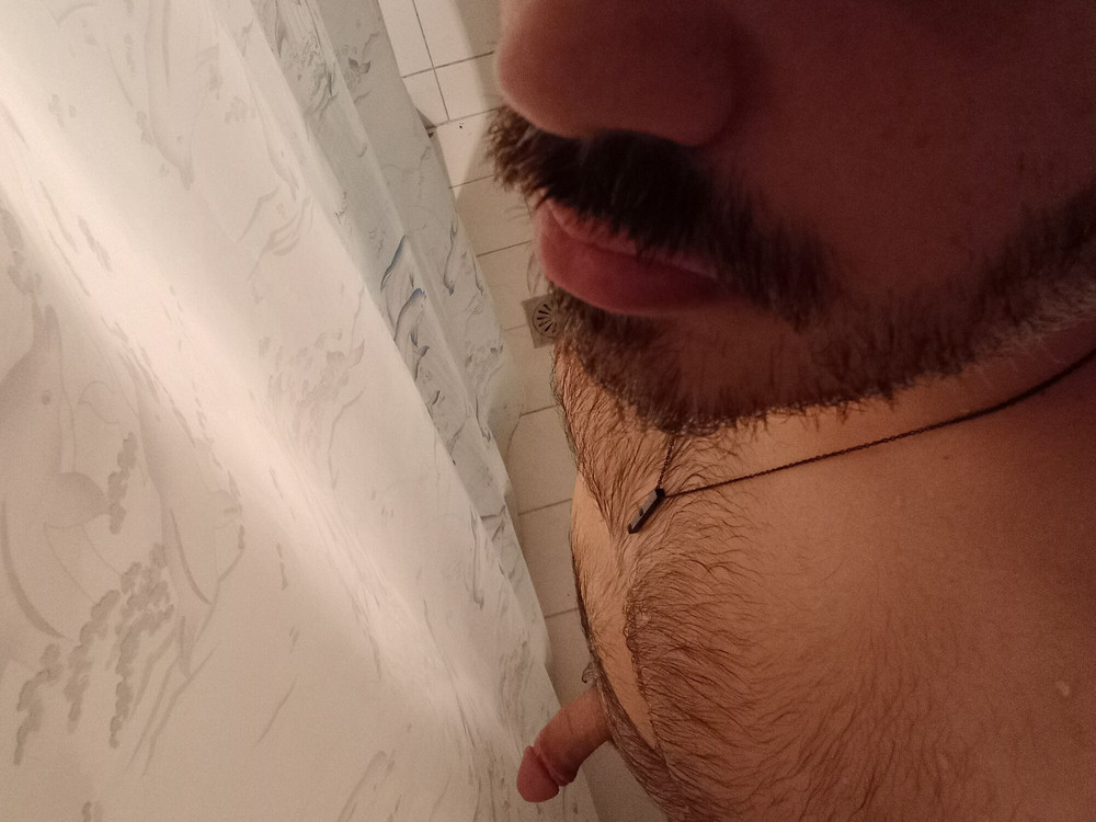 In the shower