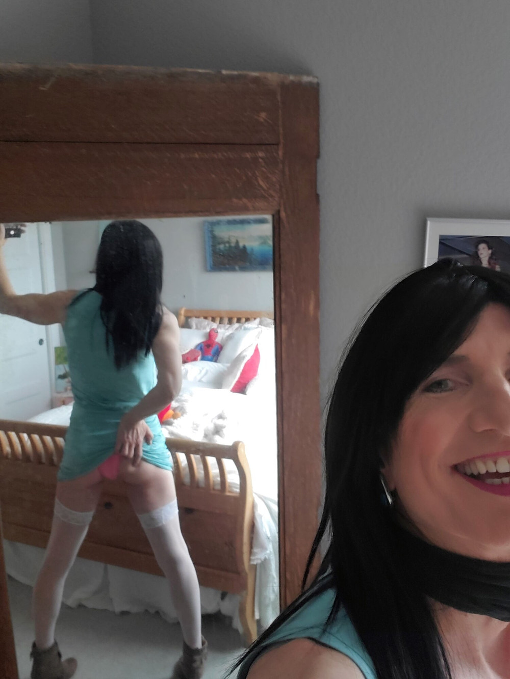 Blue dress three #31