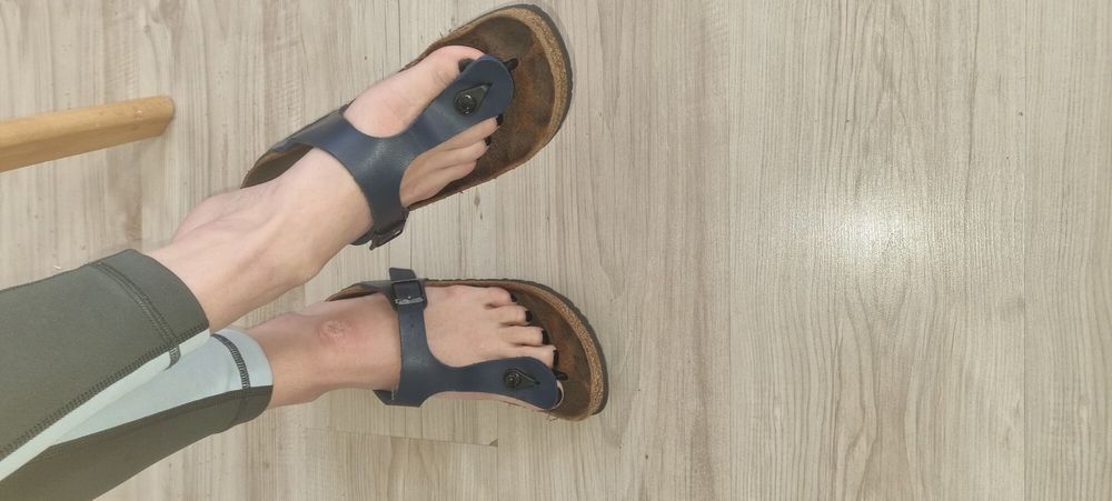 my feet in Sandals #40