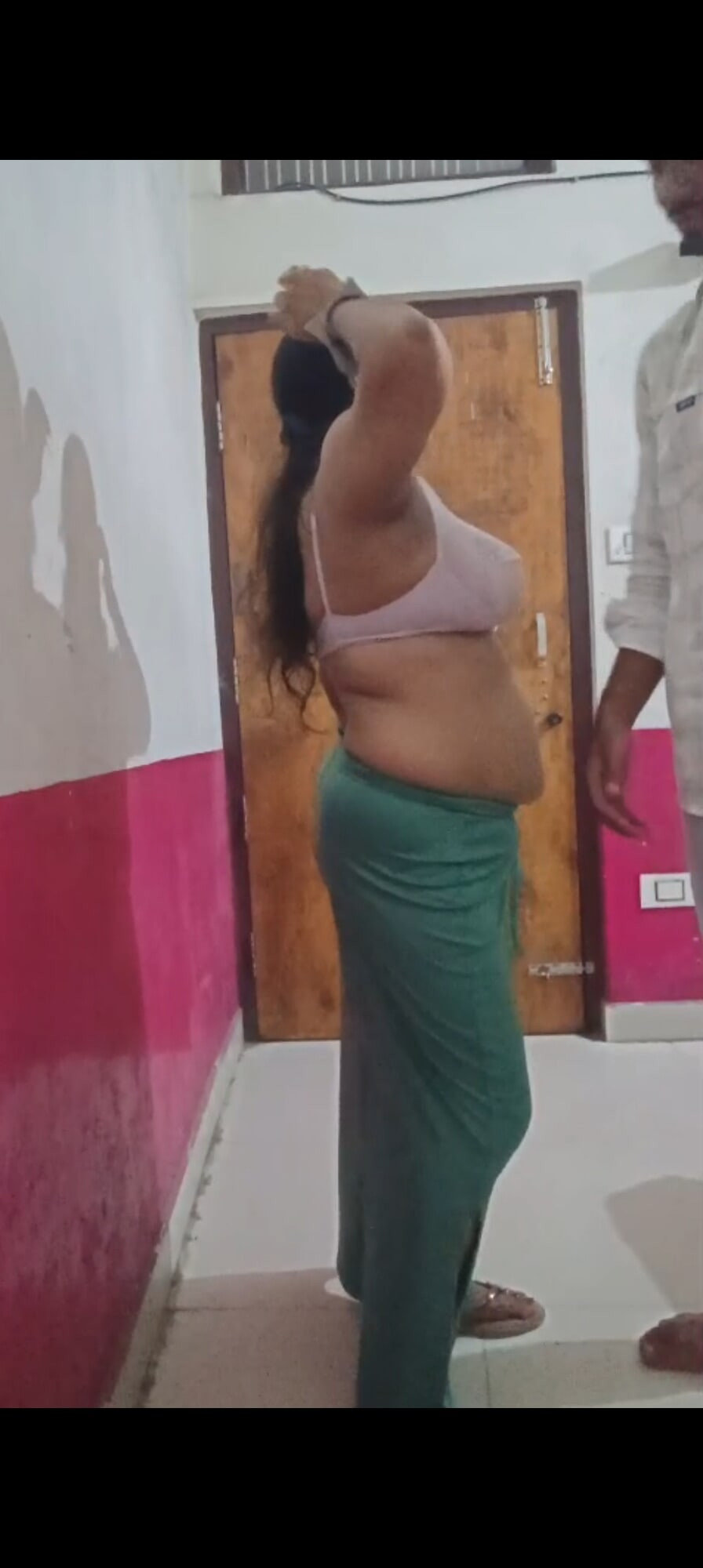 Indian cuckold wife sex in hotel infront of her husband 