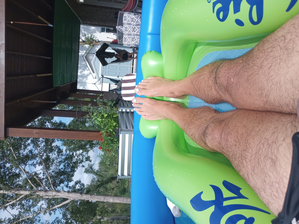 Showing off my man Pedi #7