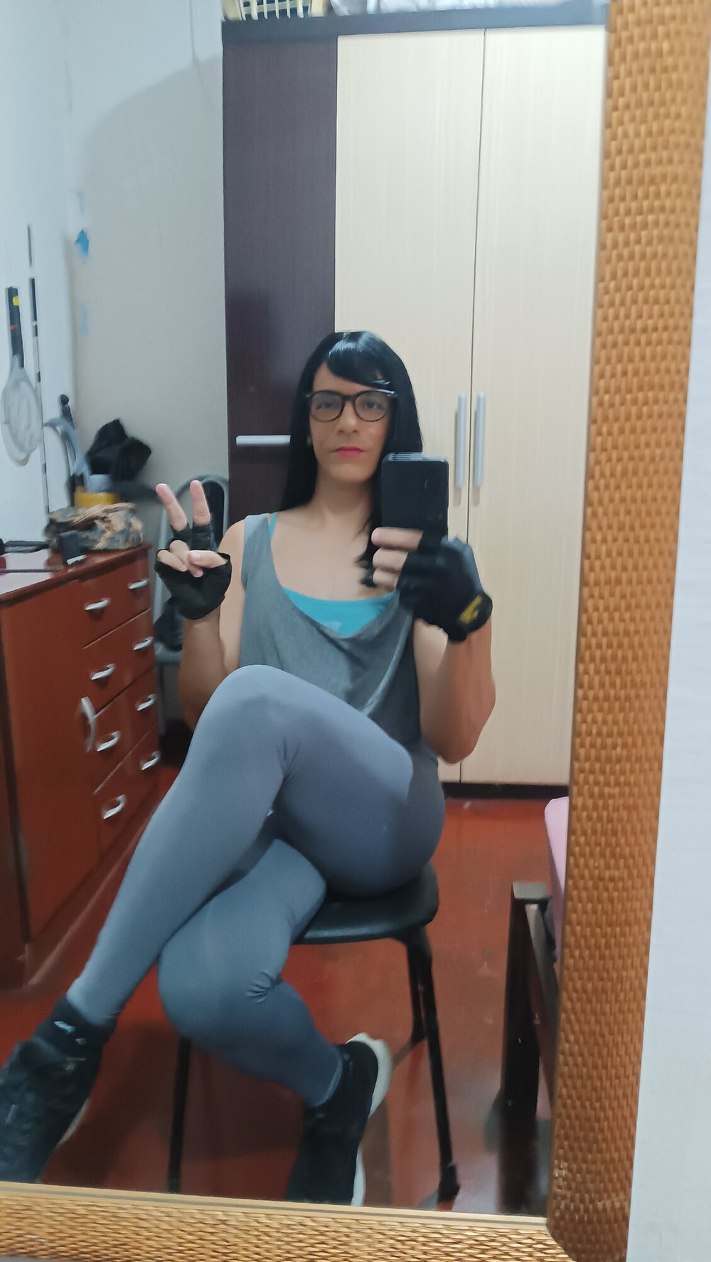 Sakura Nakamura Skinner legging Grey  #25