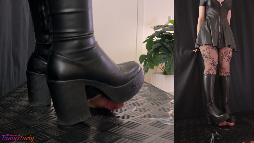 Quick Draining in Dirty LaModa Boots #9