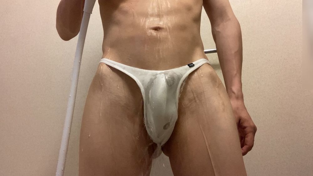 Big Bulge Thong in Shower 2 #4