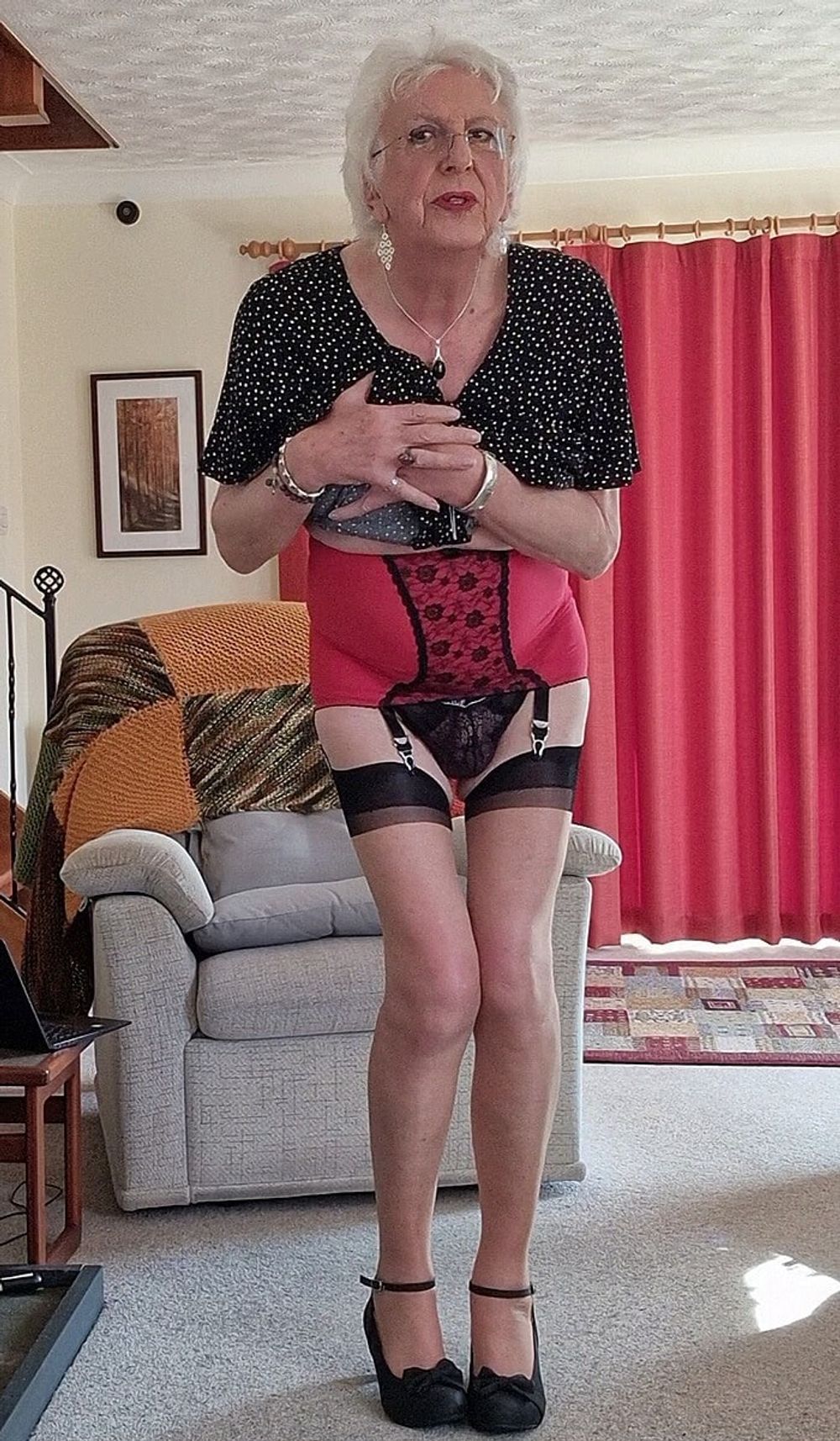 Colette&#039;s Red Girdle #5