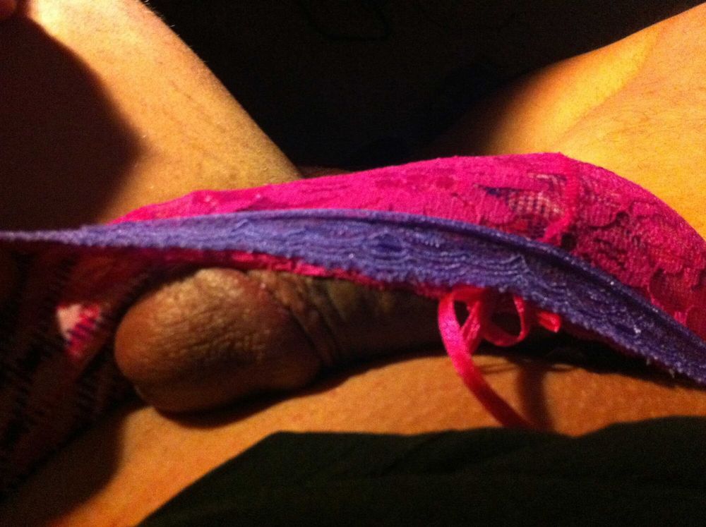 horny sissy danipig hard in panties #27