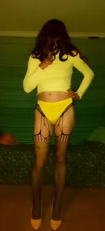 yellow lil fuck toy shorts         