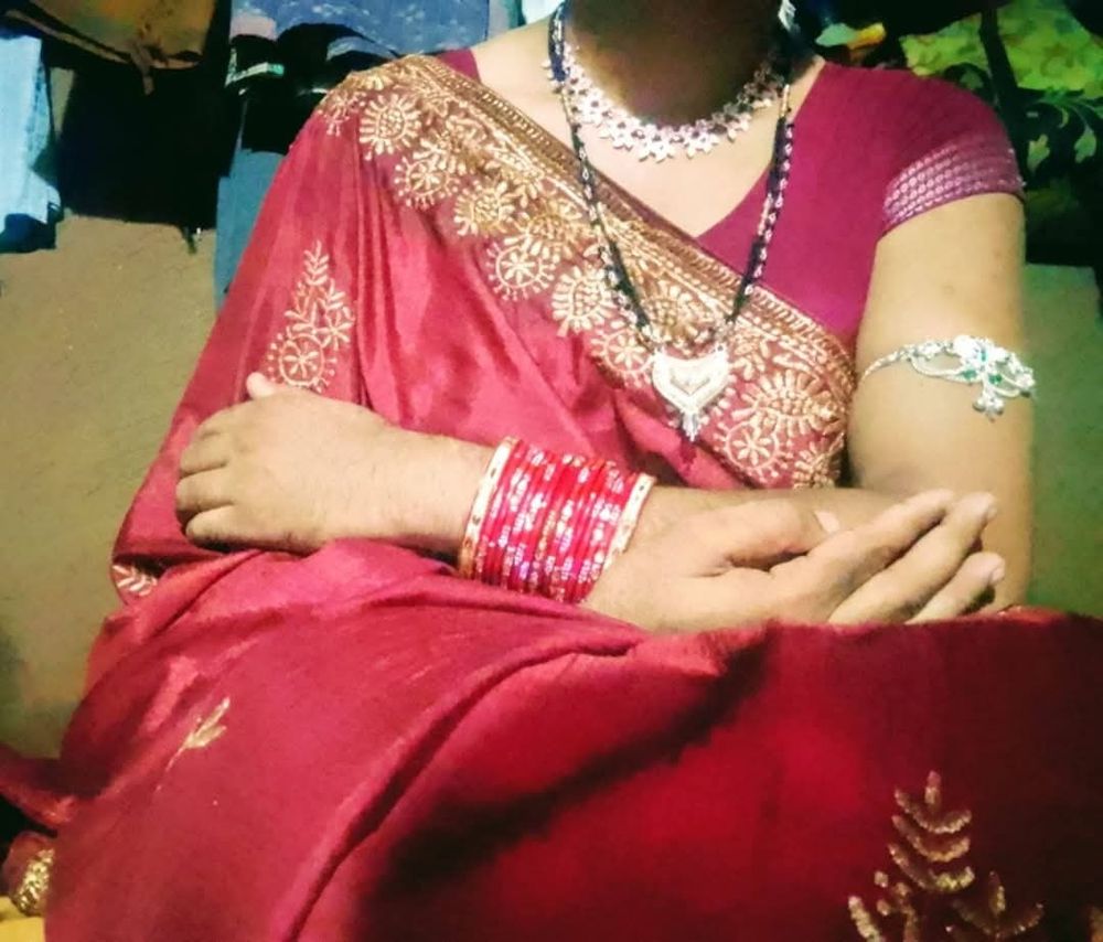 Wear red saree #27