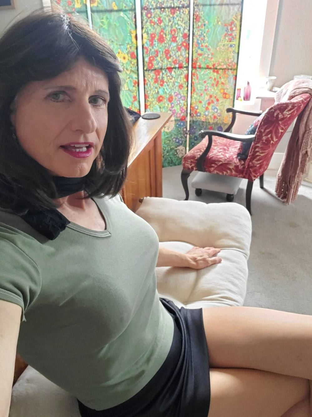 Black mini skirt #40