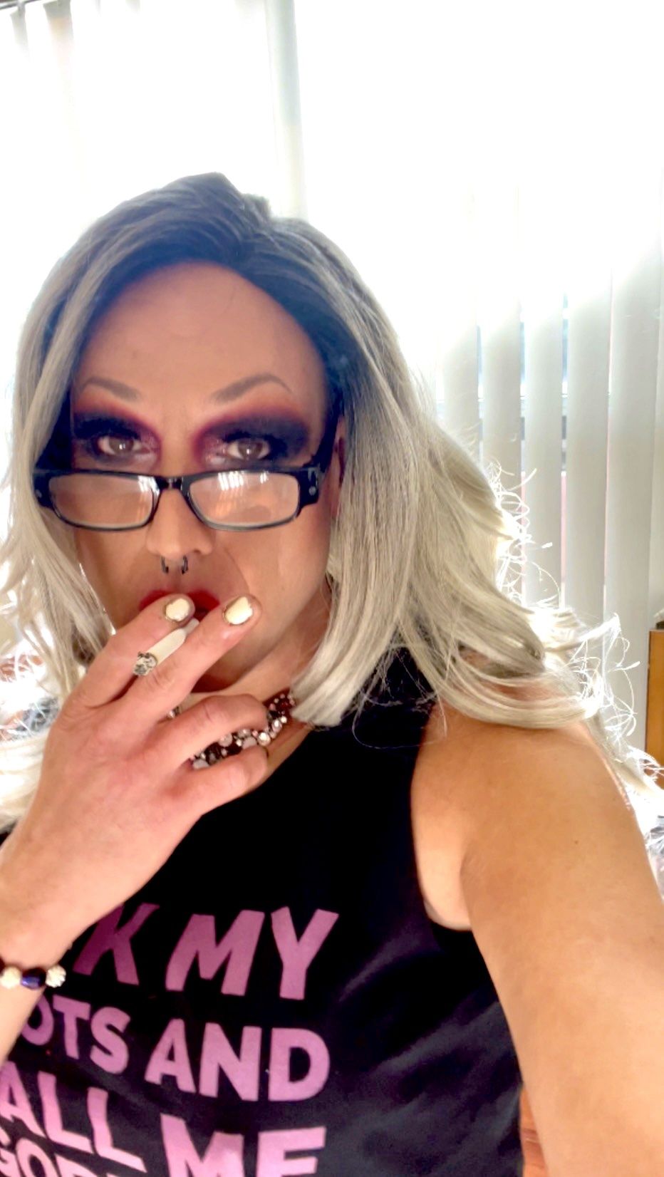 Trans Goddess Smoking Fetish #44