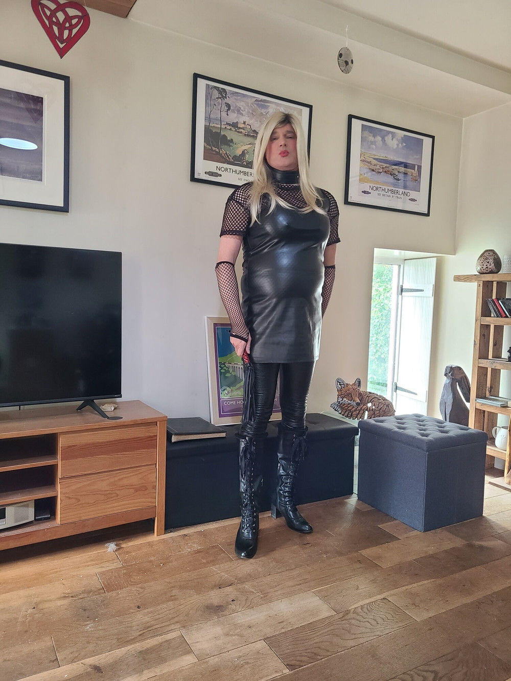 leather sissy #9