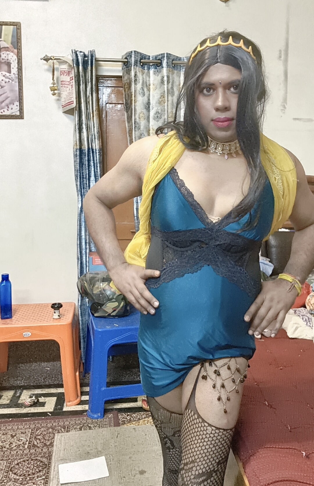 Verronika69 Sexy Desi Queen in Fishnets #21