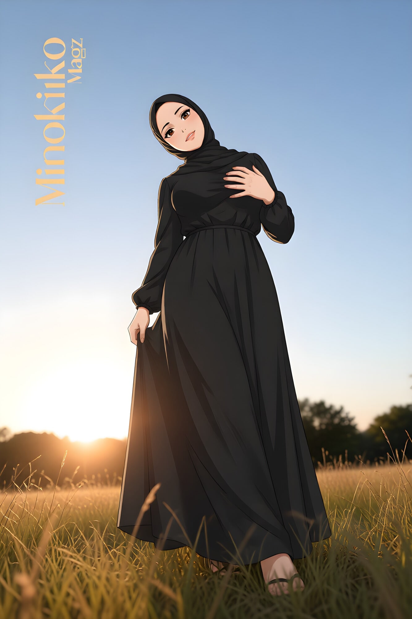 AI - Hijab Beauty Before Hari Raya - Minokiiko Magz 01 #4