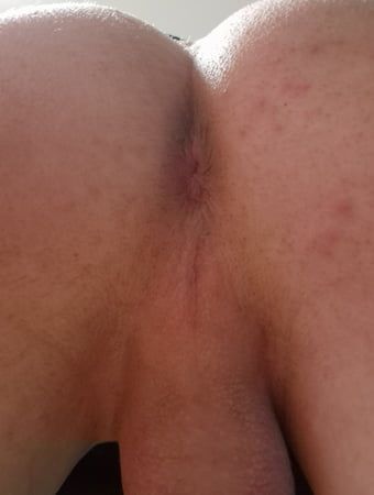 My naked shaved ass