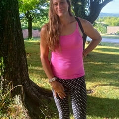 Pink and polka dot
