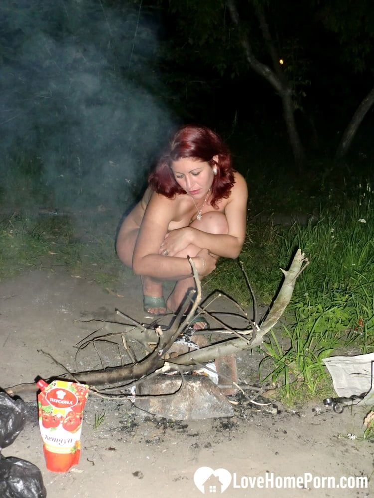 Midnight camping goes wild with my kinky girlfriend #52