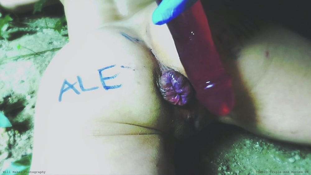 Outdoor Squirting Anal Slut Going Deep Underground 11