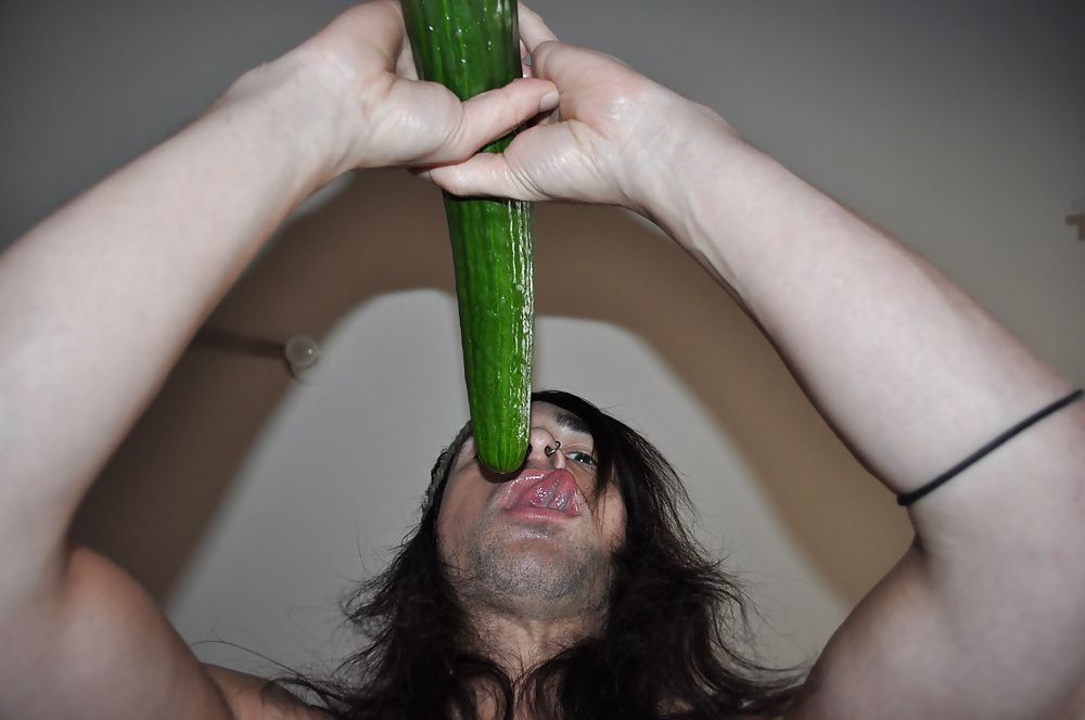 Tygra gets off with two huge cucumbers #38