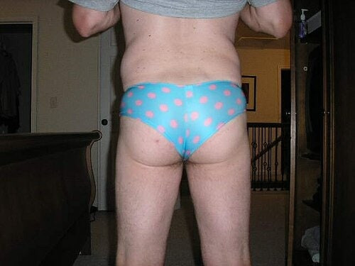 Me with borrowed panties #48