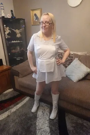 nurse in boots         